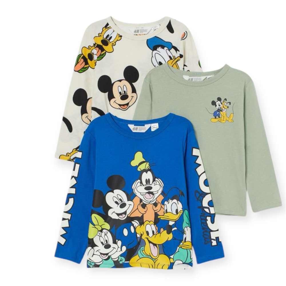 DISNEY Print Long Sleeve Tees